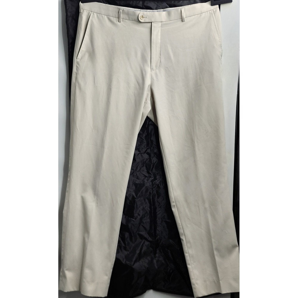 Peter Millar Crown Sport Pants Men 40x34 Beige Golf